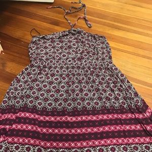 Summer dress with straps