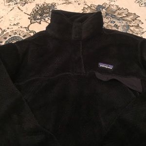 Patagonia Black Re tool snap up Pullover