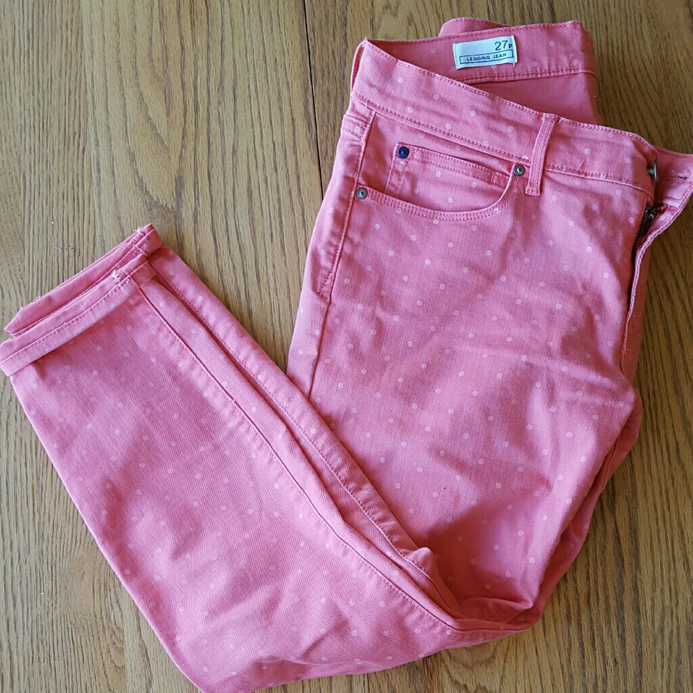 Gap Pink Legging Jeans