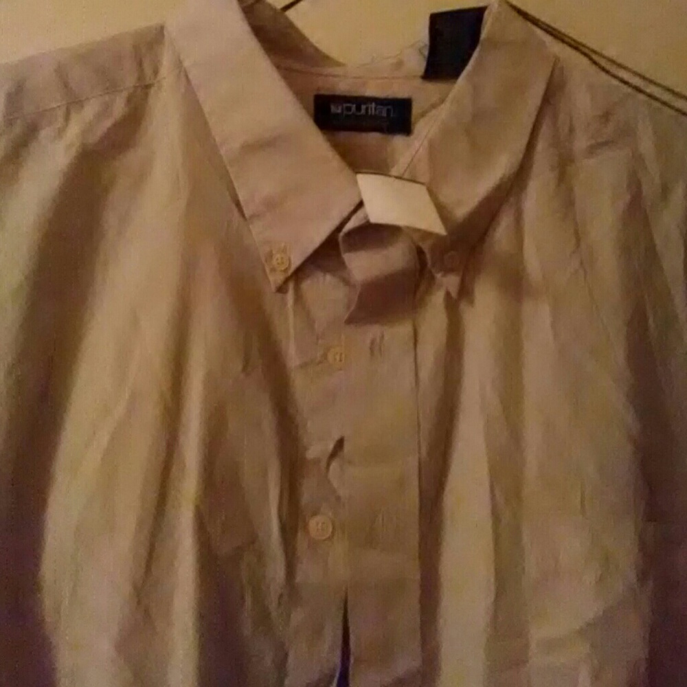 Cream in color dress shirt 3x
