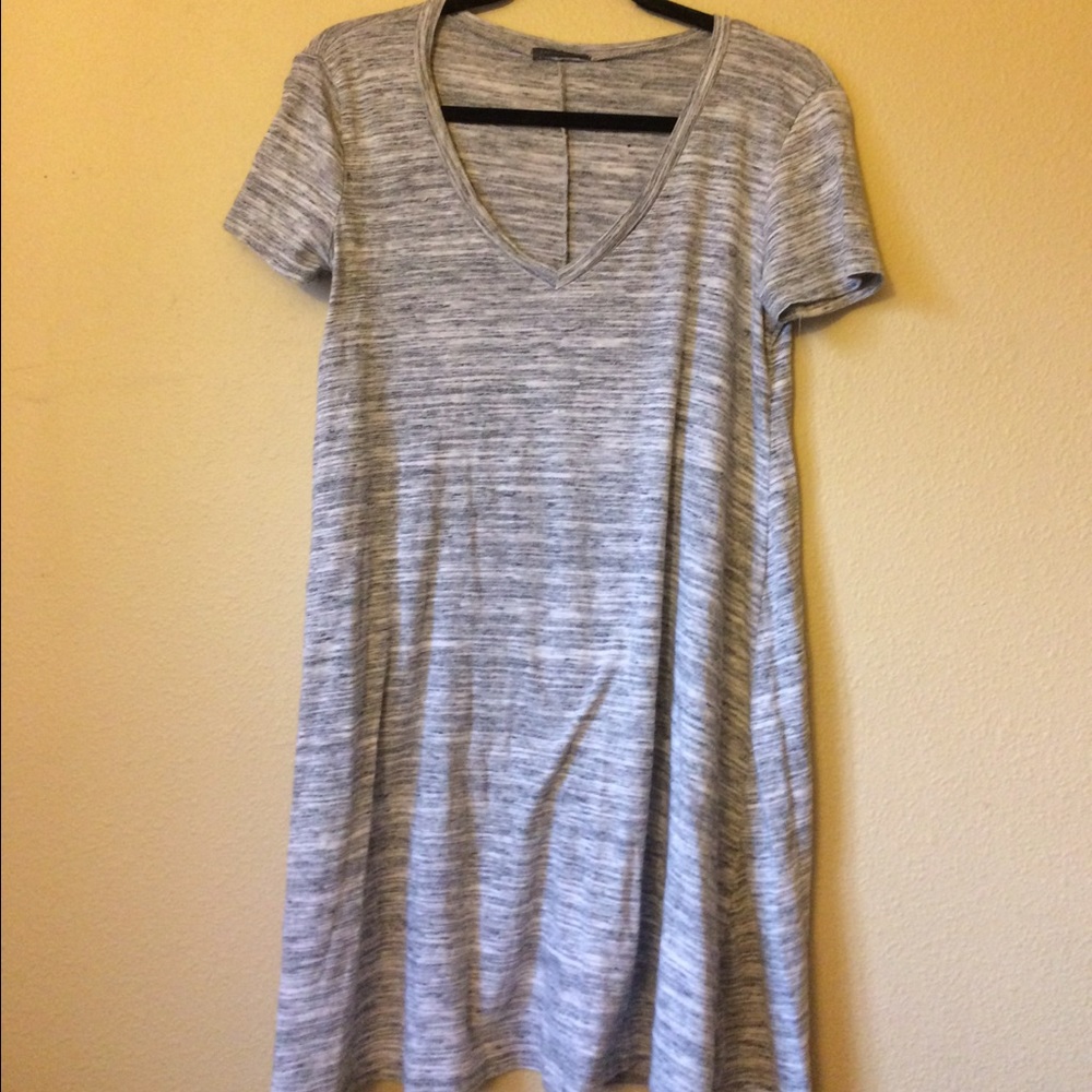 Grey T shirt dress