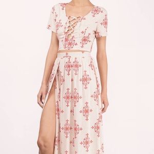 Two Piece Maxi Dress