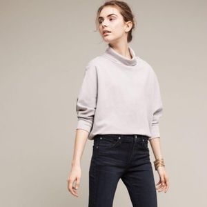 NWT! Anthropologie Fleece Dolman Top