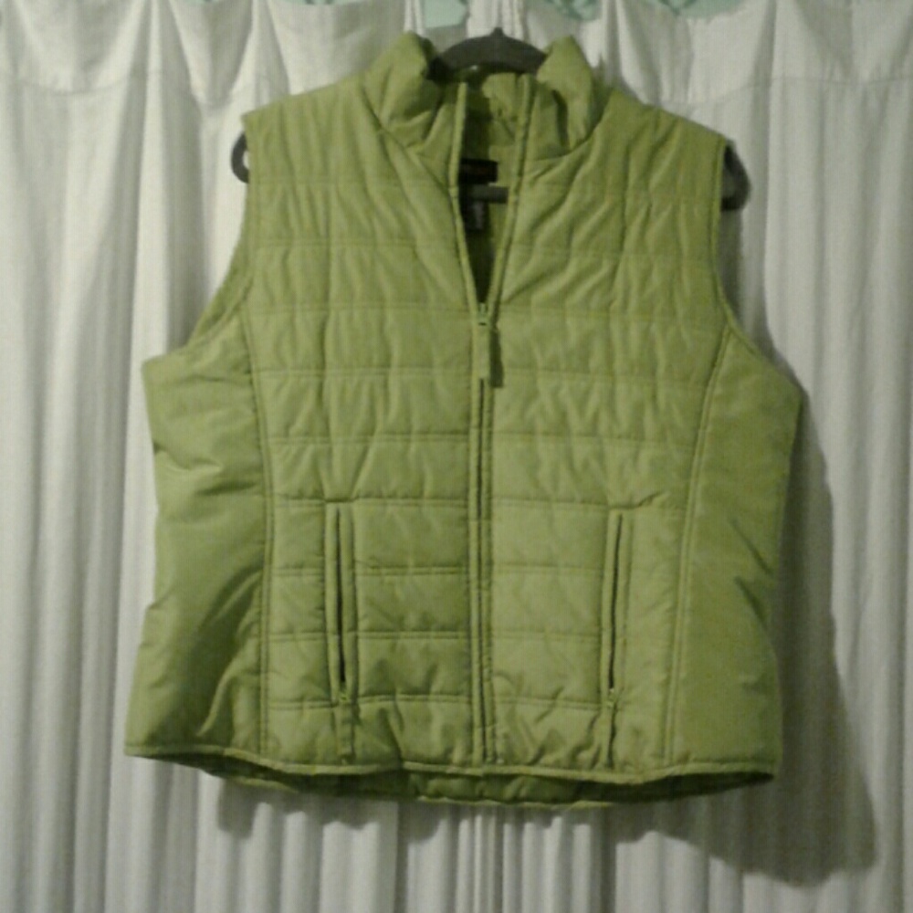 Green Puffer Vest
