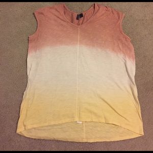 Anthropologie three toned t-shirt