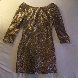Tobi Sequined Gold Dress ✨