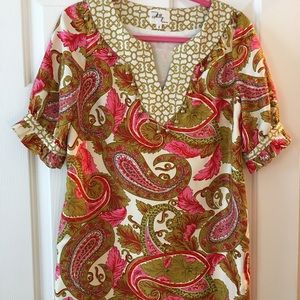 Milly floral shift dress