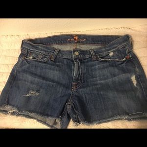Seven For All Mankind Jean Shorts