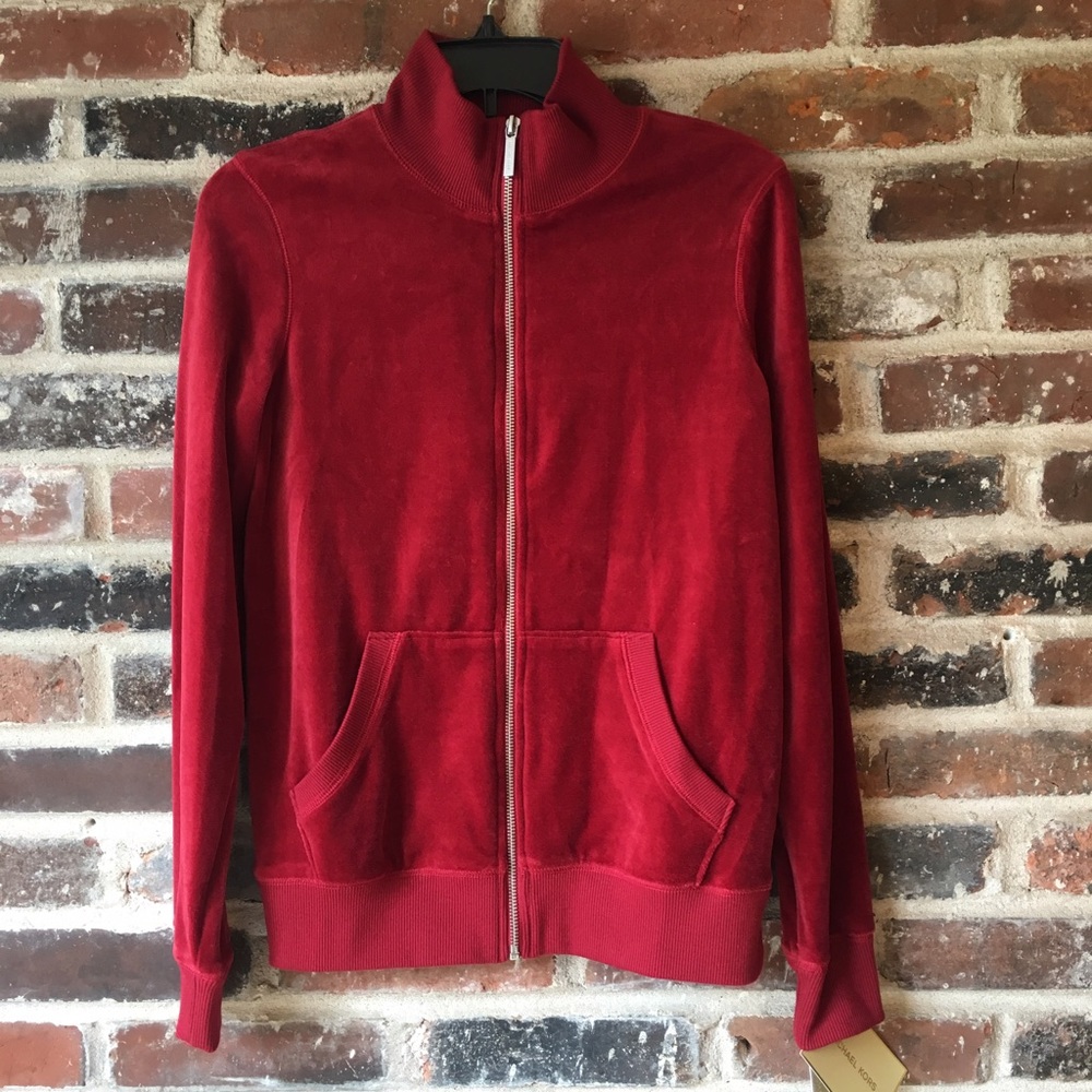 Michael Kors - Velvet Deep Red Jacket