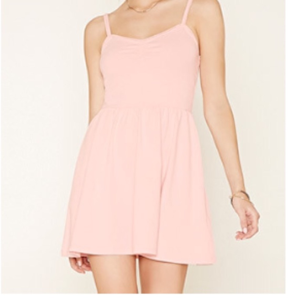 Mini pink dress