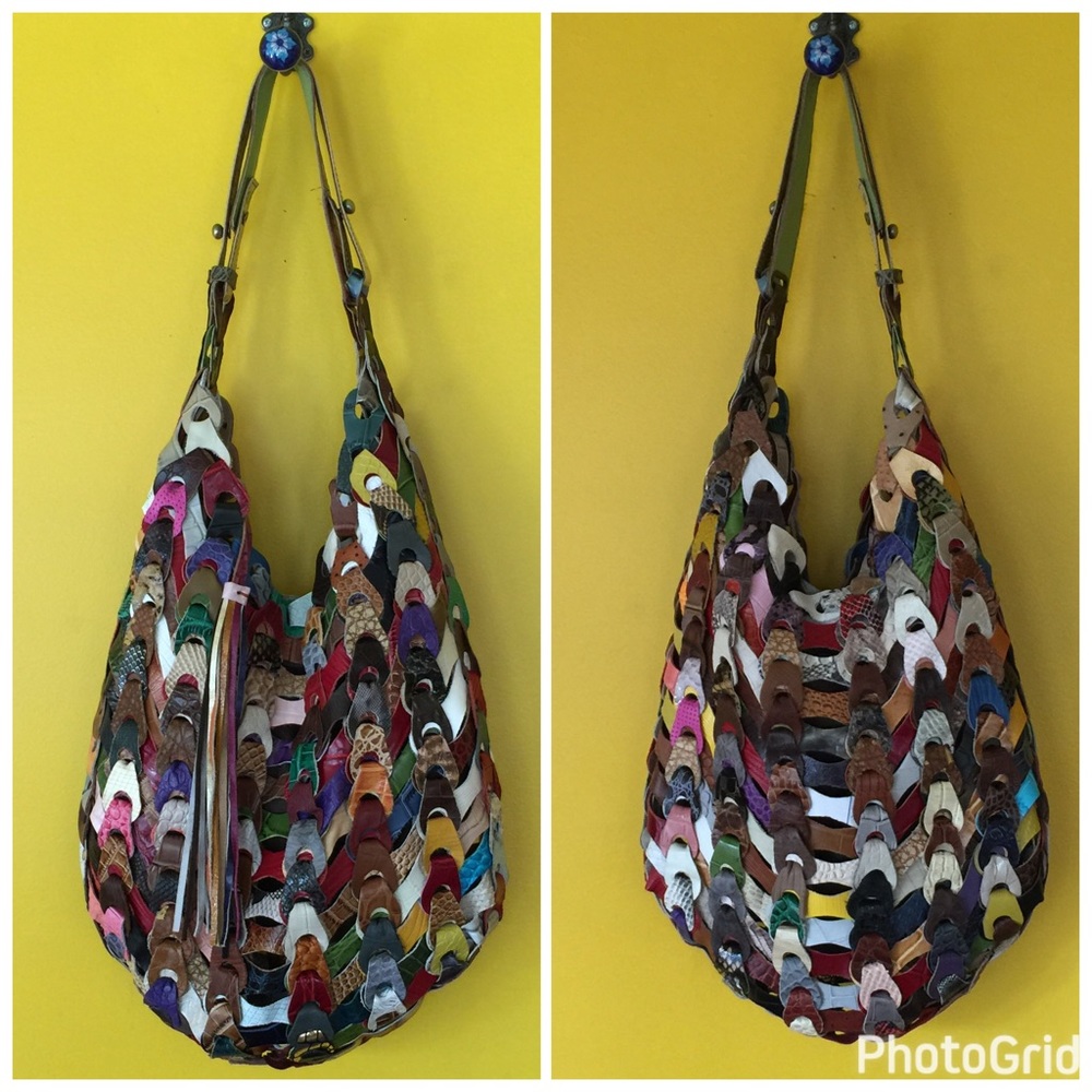 Anthropologie Jesslyn Blake Harlow Hobo Bag