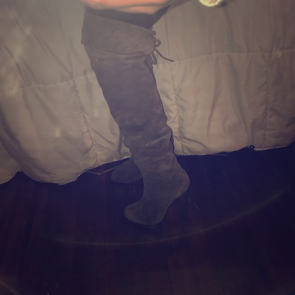 Over The Knee Suede Boots