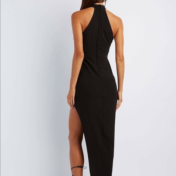 Charlotte Russe Black leather insets dress size M - Picture 2 of 2