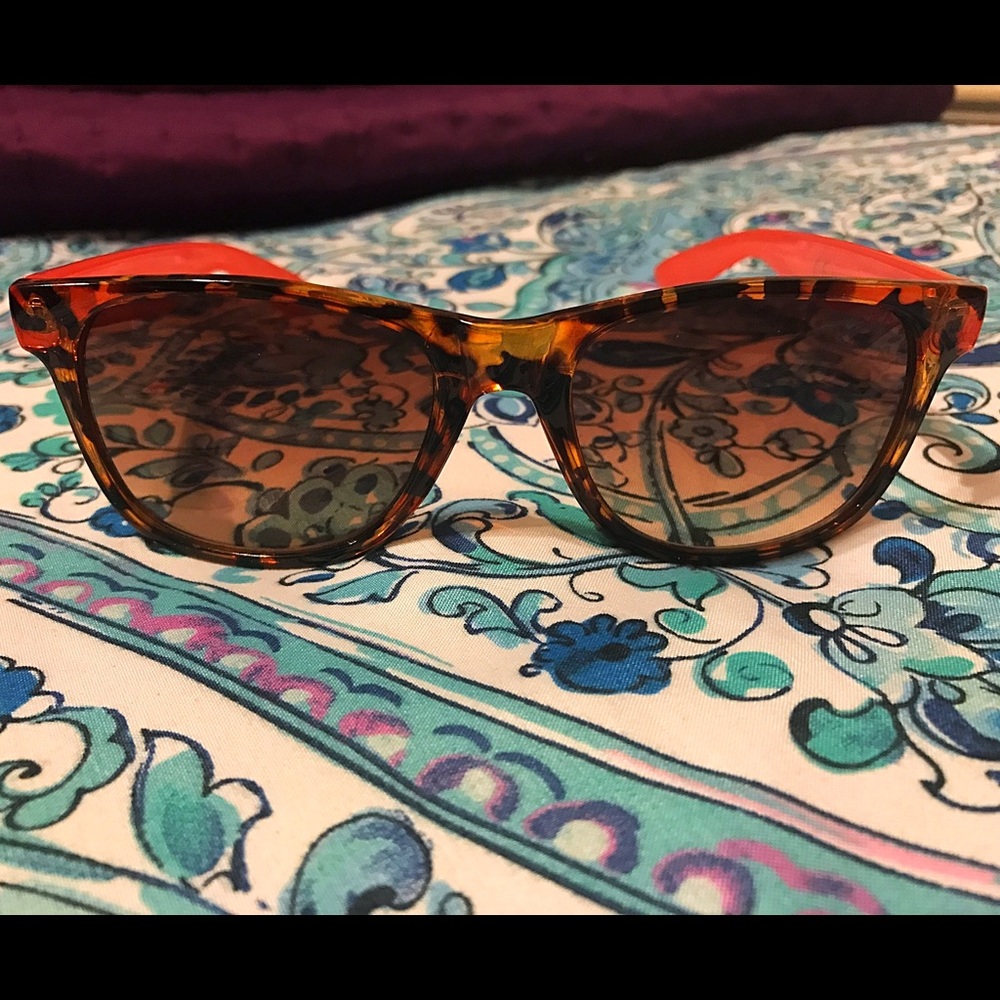 Aldo Tortoise and Coral Iridescent Sunglasses