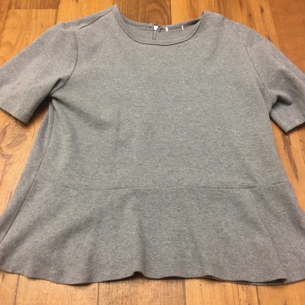 Gap heavy jersey peplum top