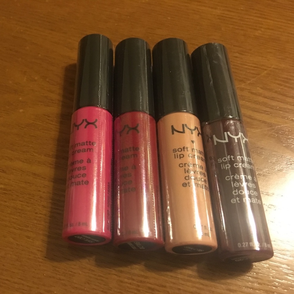 NYX Soft Matte Lip cream SET of 4