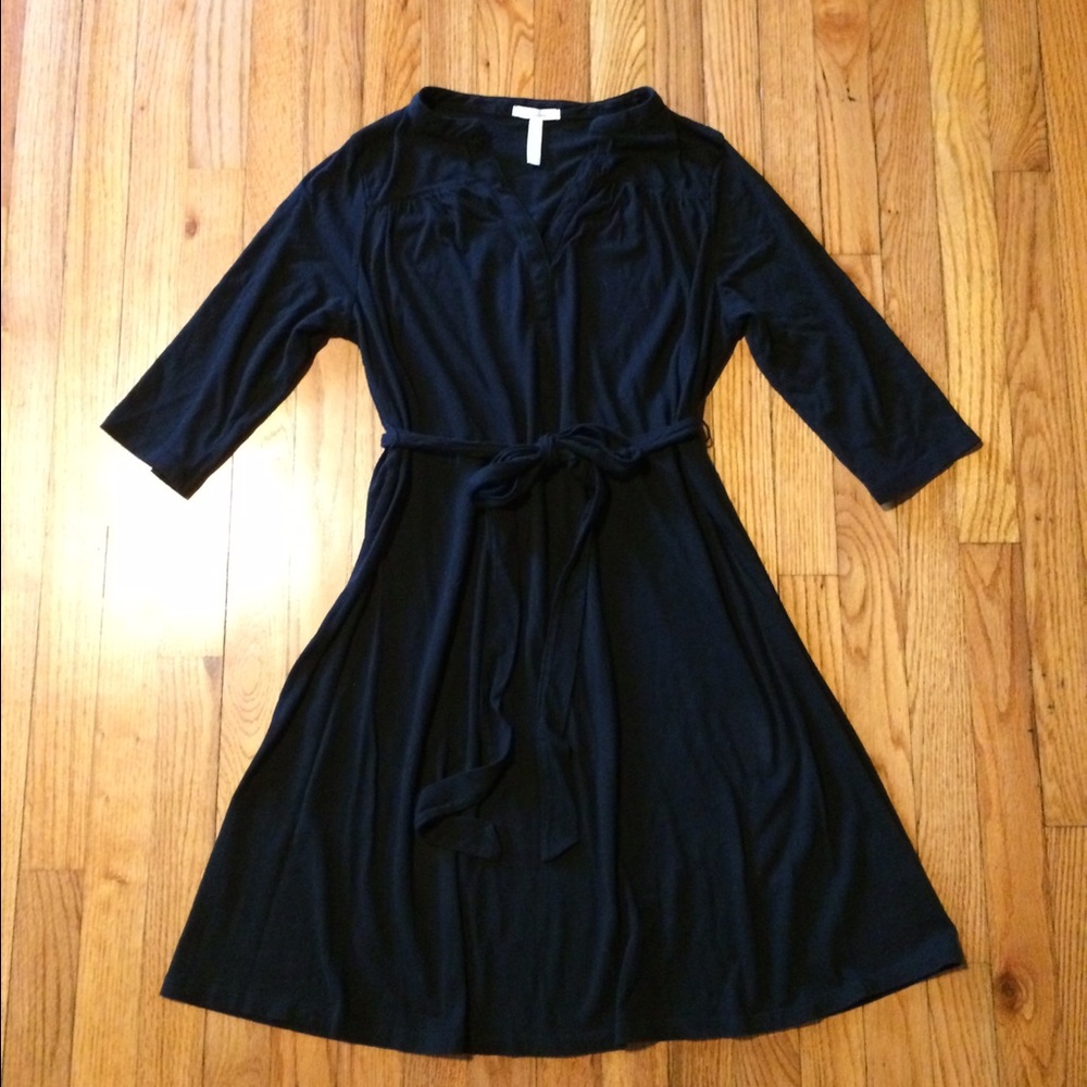 Old Navy Maternity black cotton dress