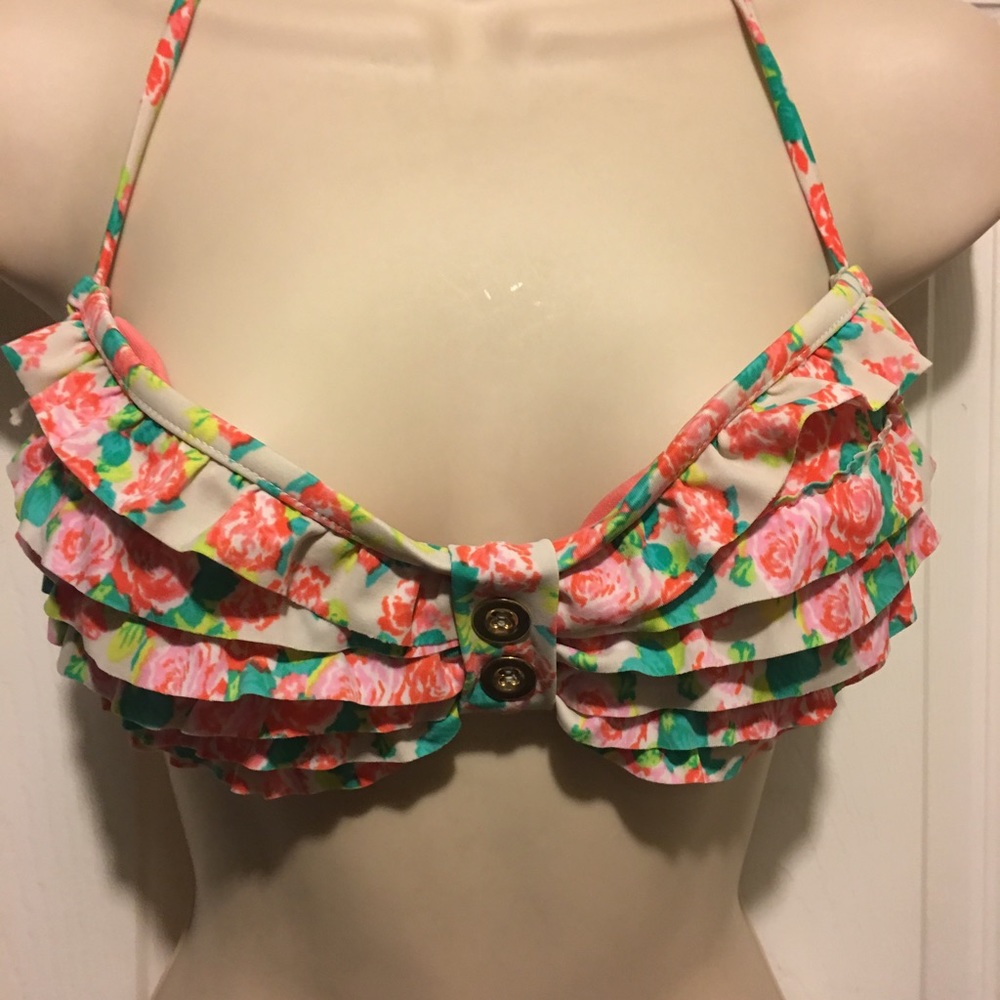 ❌SOLD❌ Pink Floral Bikini - Picture 1 of 5