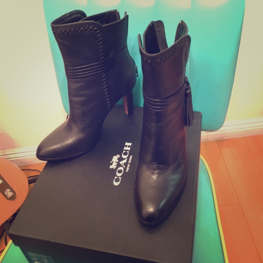 New Coach Booties 😘 price firm