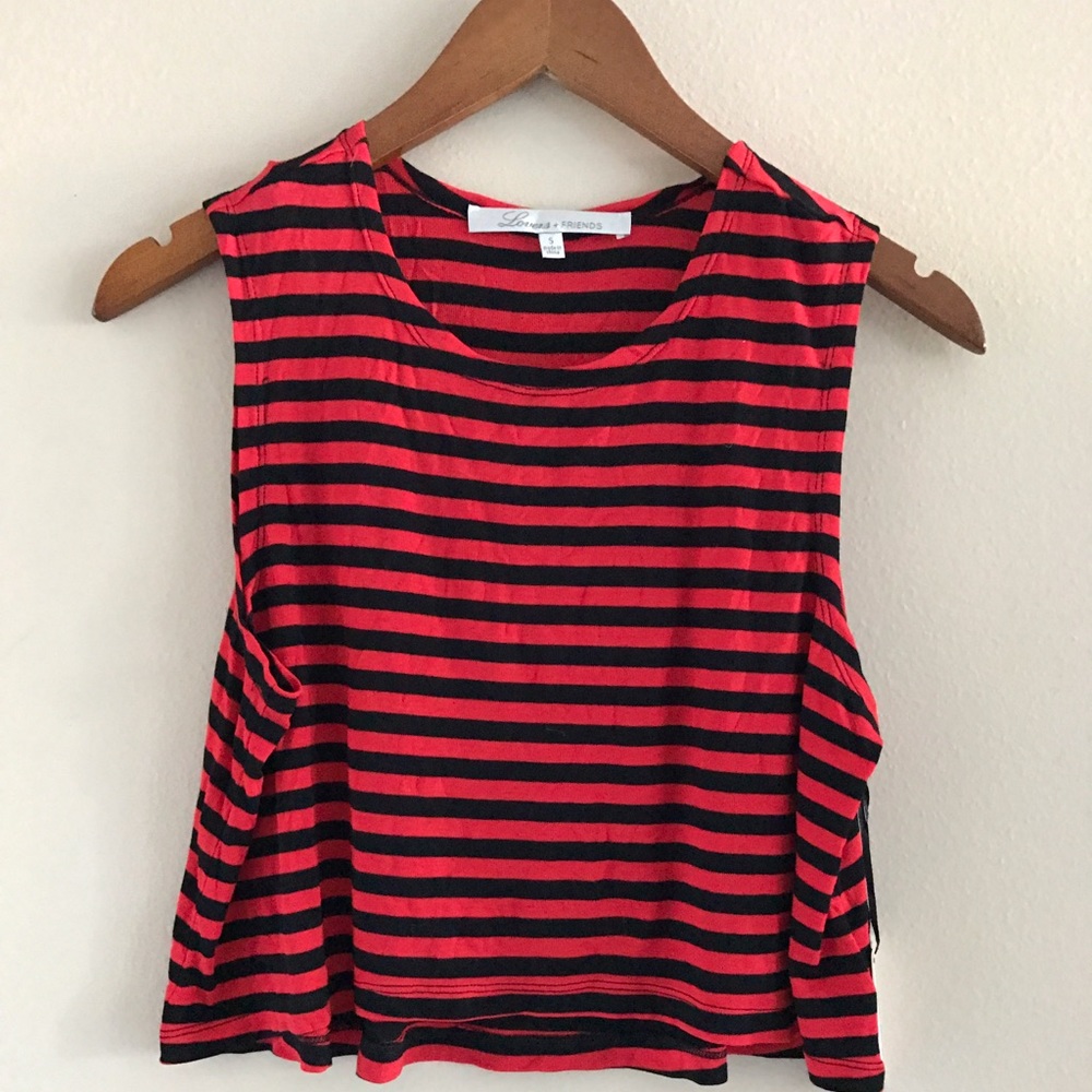 Lover's + Friends Striped Skirt Set