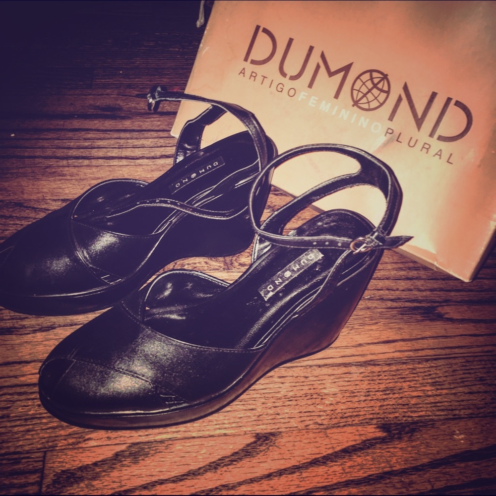 DUMOND ARTIGO FEMININO PLURAL peep toe wedge