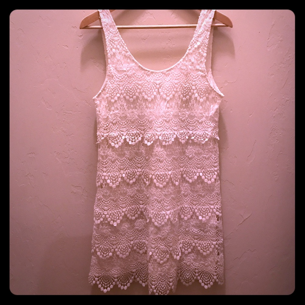 Women's H&M lace cotton dress.