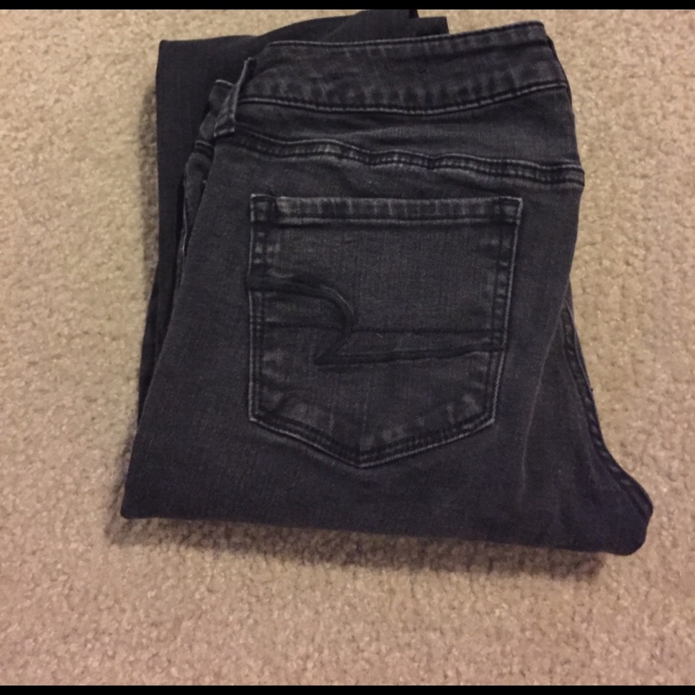 American eagle black skinny jeans