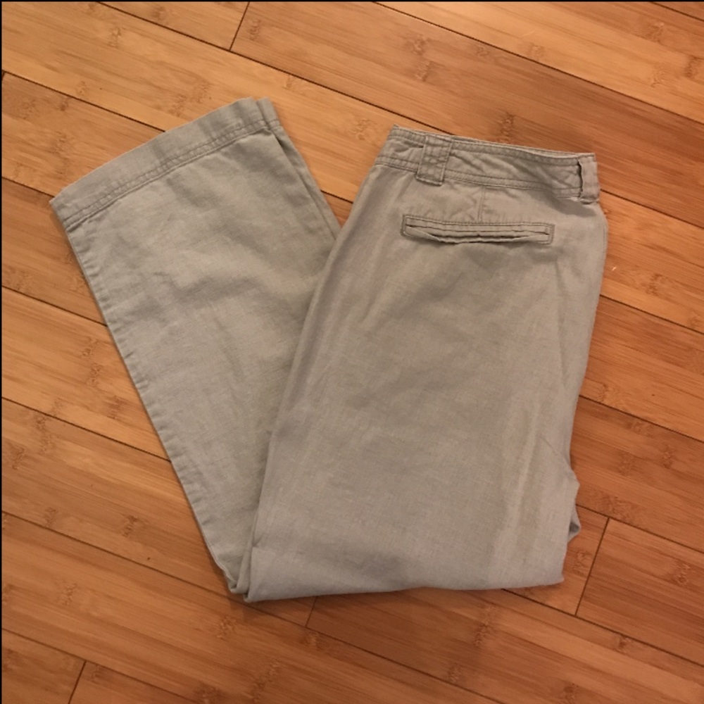 Linen Cropped pants - Picture 3 of 4