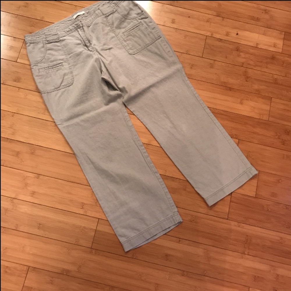 Linen Cropped pants - Picture 4 of 4