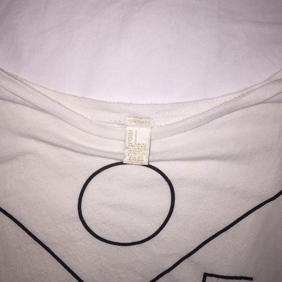 White Shirt "Love" - Picture 2 of 2