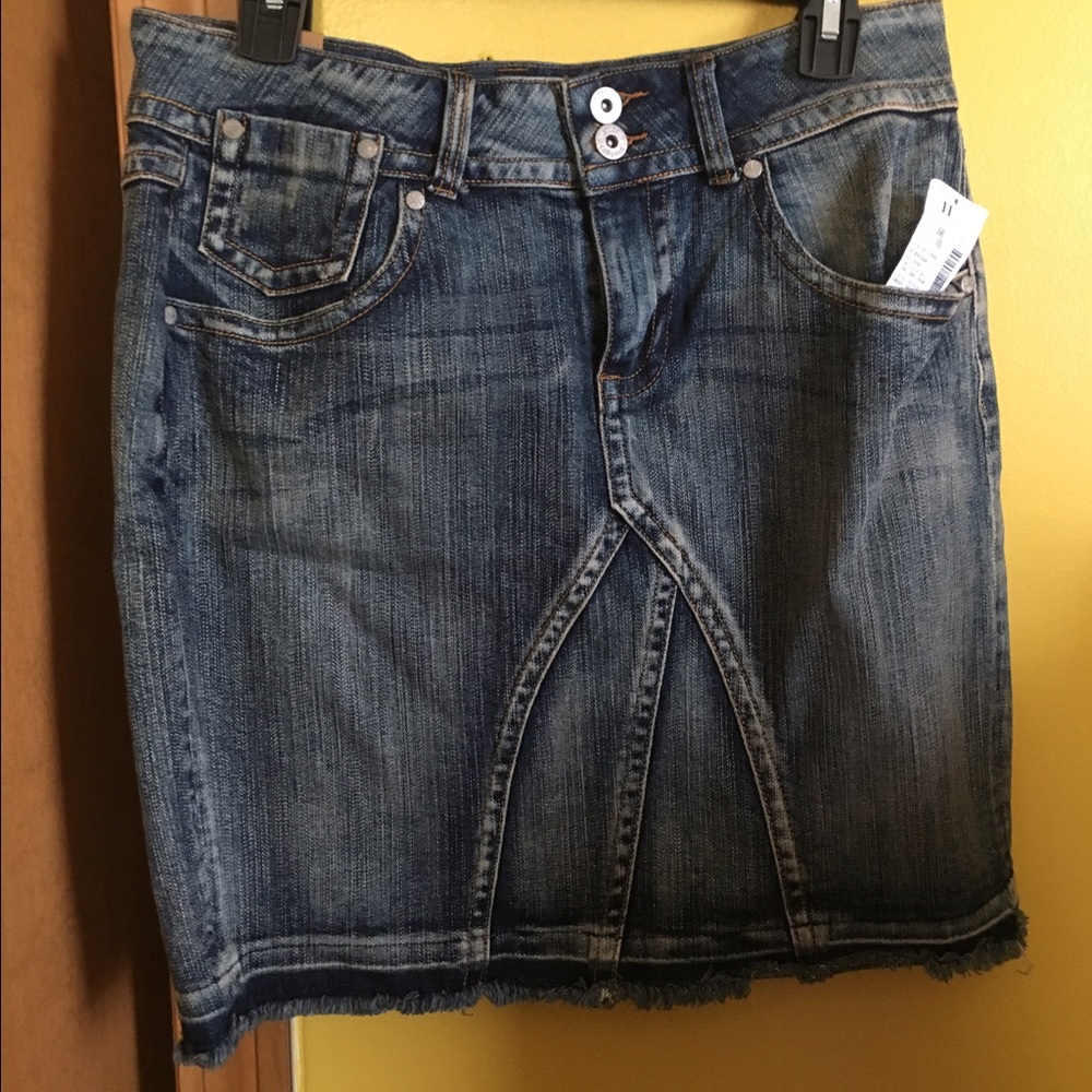 NWT mini denim skirt