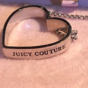 Juicy Couture Silver heart necklace
