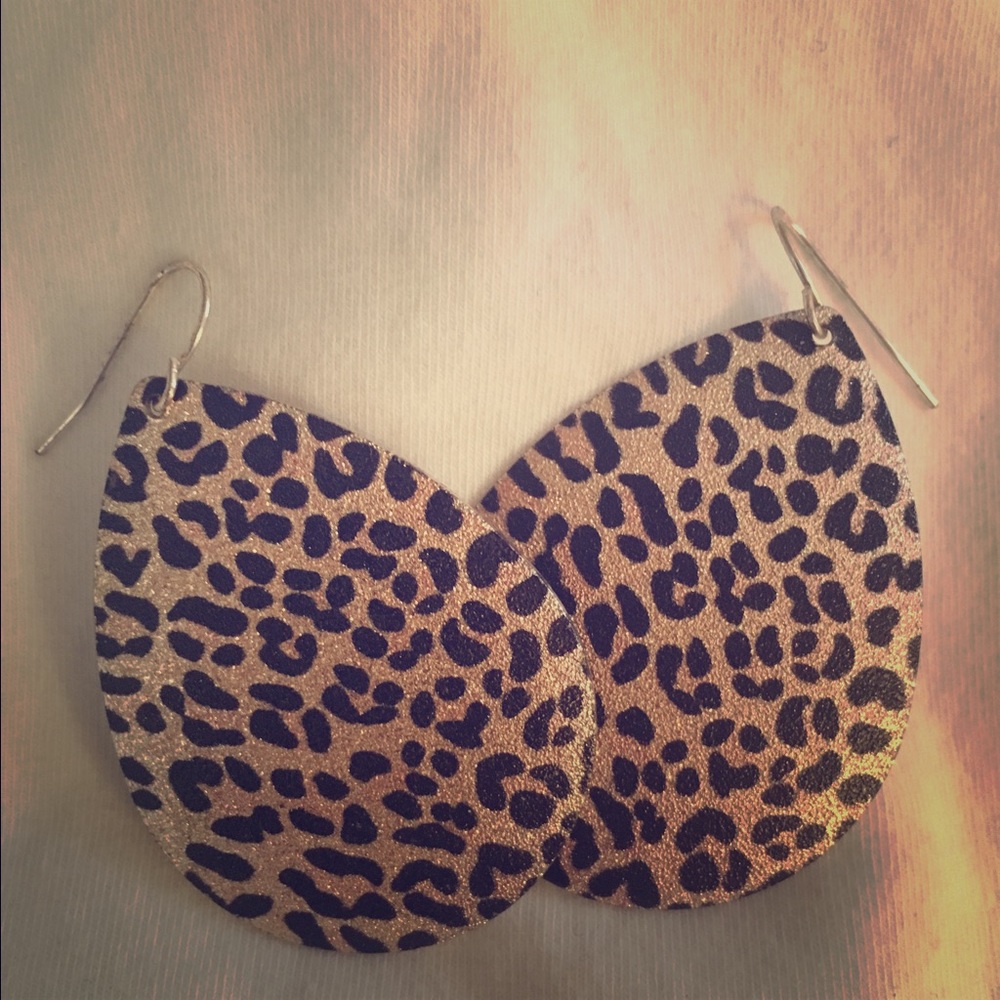 Leopard Print Earrings