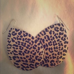 Leopard Print Earrings