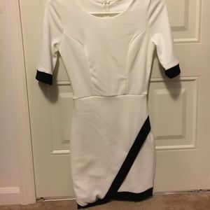 White bodycon dress