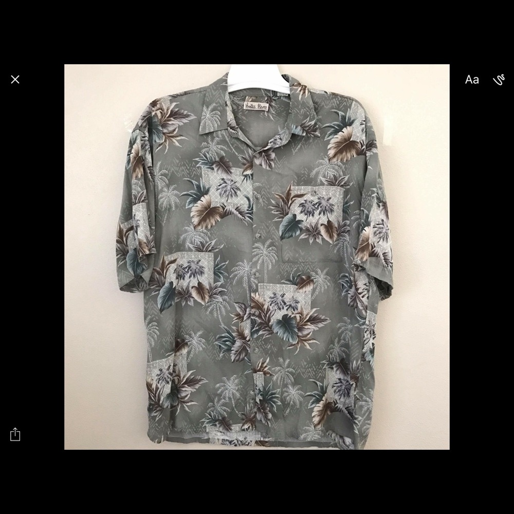 Hollis River Hawaiian Shirt.