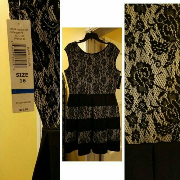 Tiana B Dresses & Skirts - Black Lace Dress