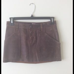 NWOT Joie Suede Mini Skirt