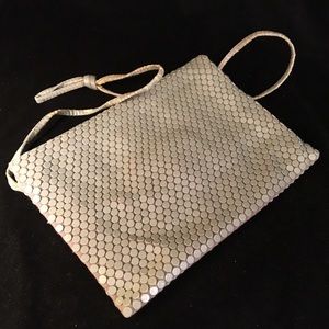 Vintage 70's gray clutch.