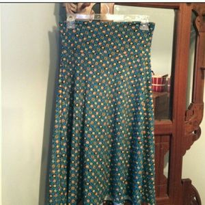 Flash Sale!!! S azure lularoe skirt