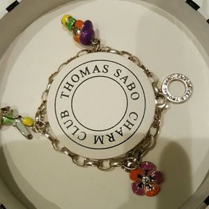 Thomas Sabo silver charm bracelet