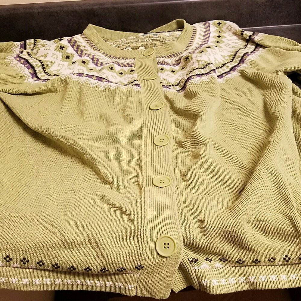 CJ Banks 3/4 length sleeve sweater