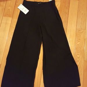 Brand new zara culottes with slits! Size XS!