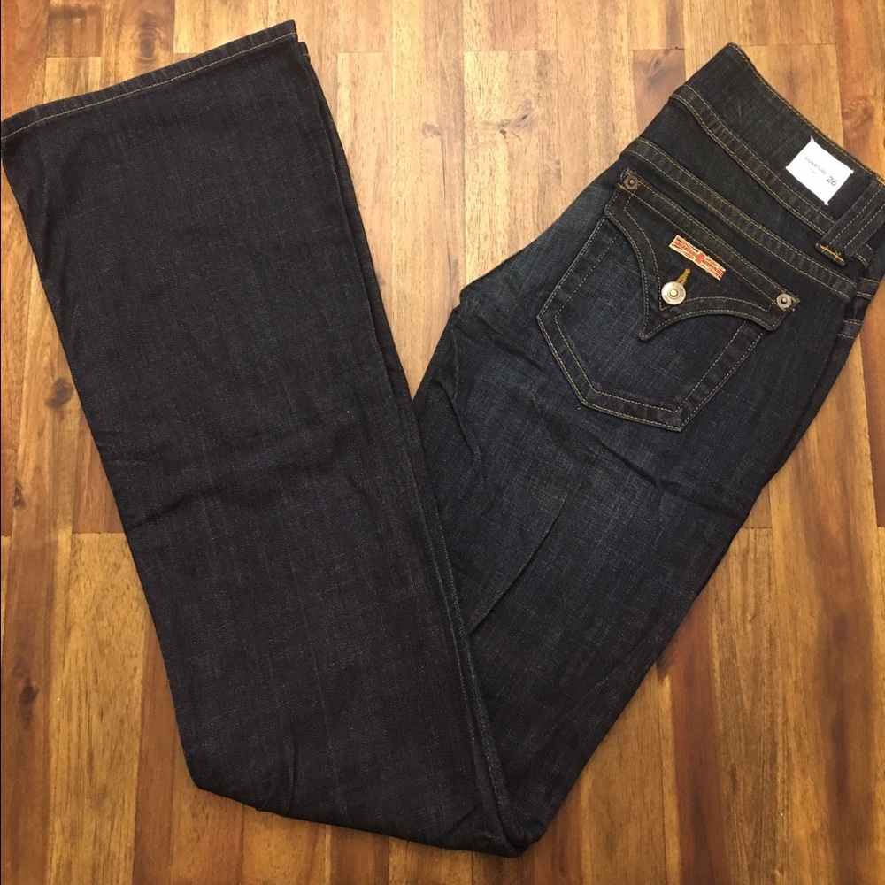 Hudson Dark Signature Bootcut Jean - size 26