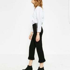 Brand new zara frilled trousers!