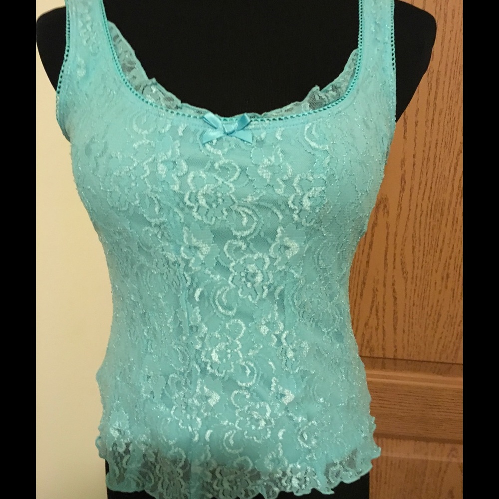 Frederick's Aqua Cami Large