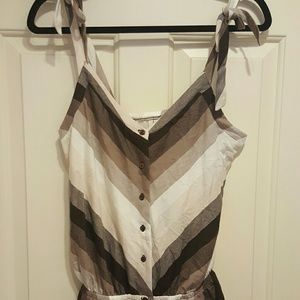 NWT Old Navy Tank with Tie straps and cinch waist