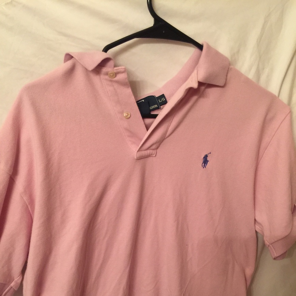 Pink polo
