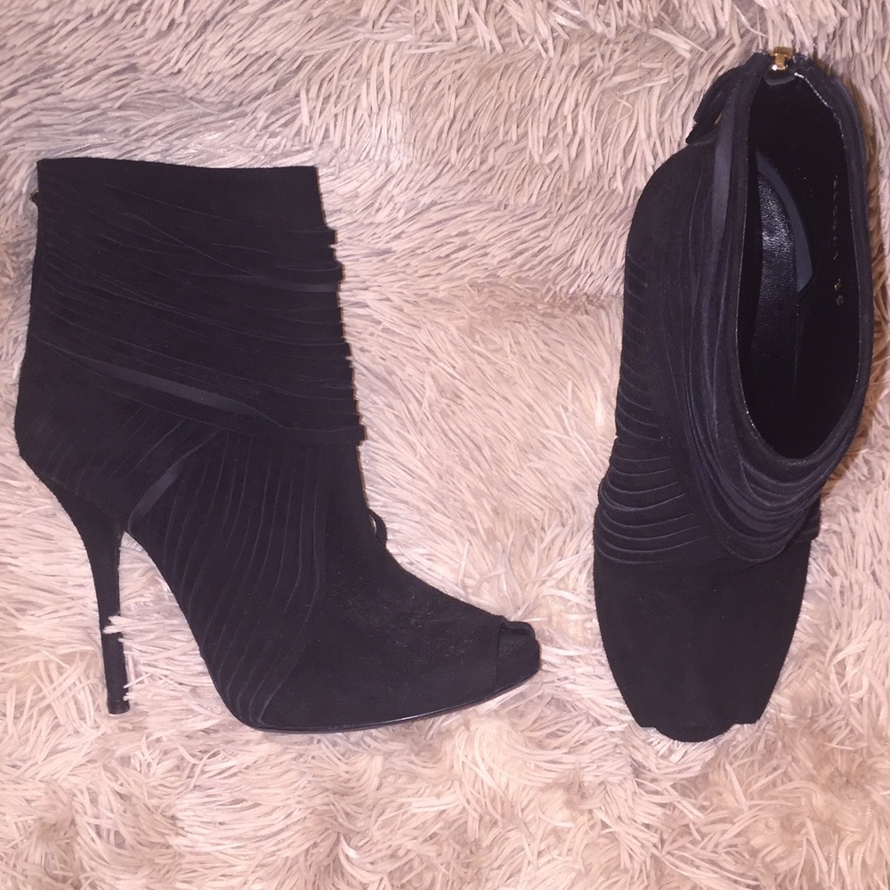 Gucci fringe ankle boots