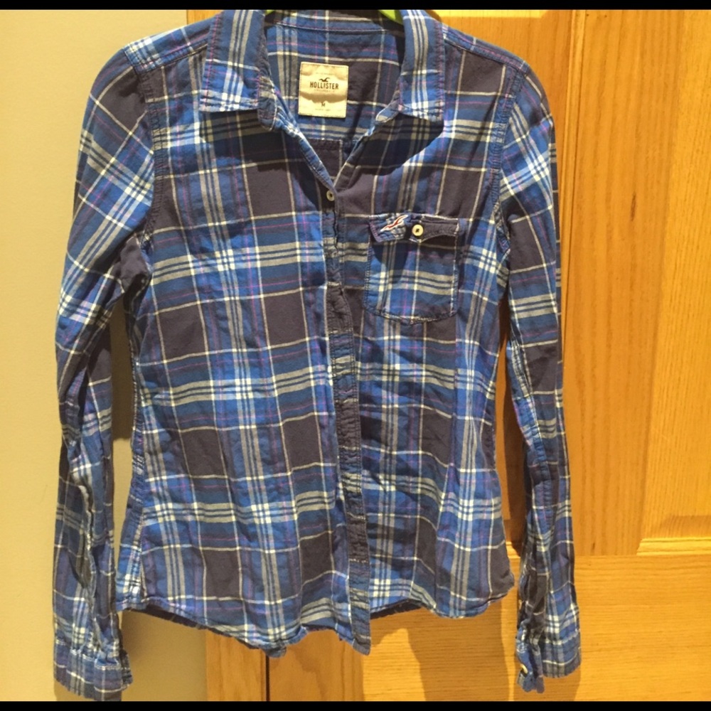 HOLLISTER Plaid Button Down Shirt